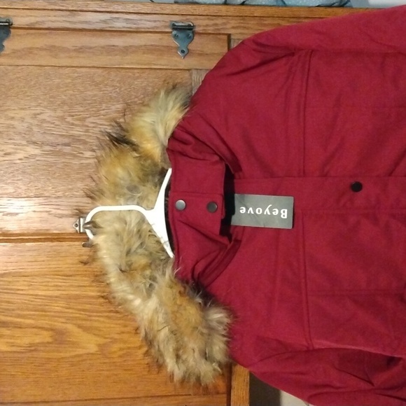Women's Fleece lined parka coat with detachable hood size xl NEW WITH TAGS! - Picture 7 of 14